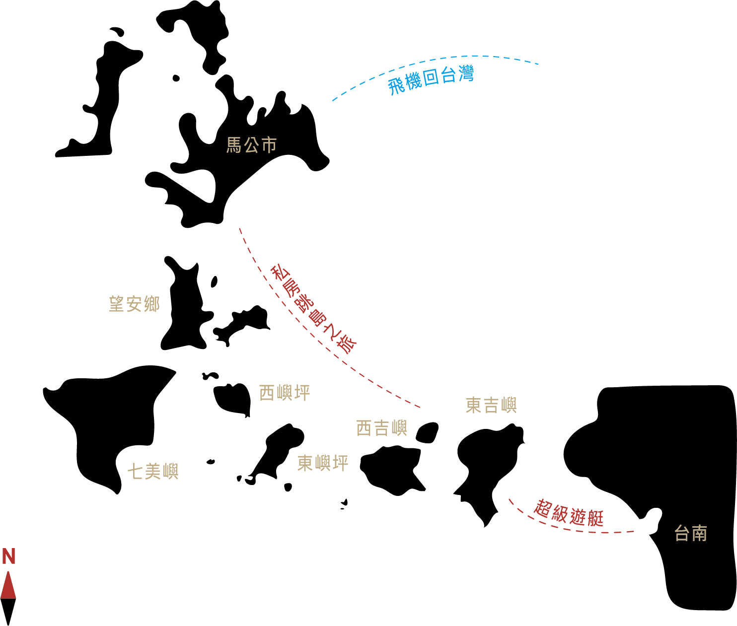 澎湖VIP超級遊艇跳島-地圖