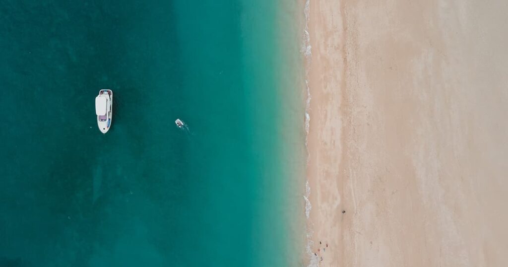 澎湖吉貝沙尾海水清澈