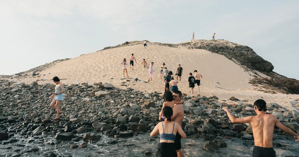 澎湖小白沙嶼登島